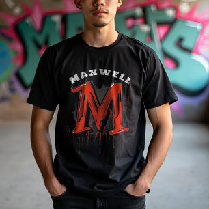 Vet Graffiti Monogram "M" - Urban T-shirt