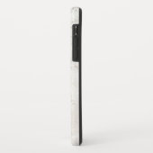 Vet grafisch typografisch initiaal marmer Case-Mate iPhone case (Achterkant/links)