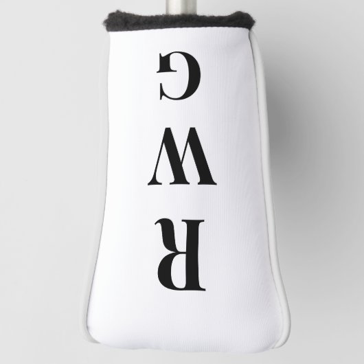 Vet Groot Monogram Golfheadcover (Draai 90)