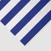 Vet horizontaal marineblauw en witte strepen tissuepapier (Detail)