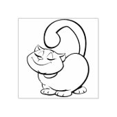 vet Kattenstempel Rubberstempel (Afrduk)