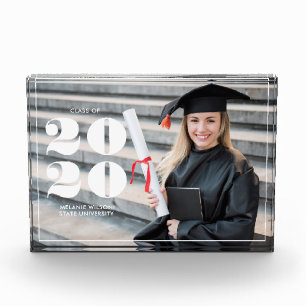 Vet "Klasse van 2025" Gepersonaliseerd Afstuderen Fotoblokken