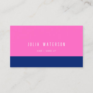 Vet kleurenblok - roze en blauw, geen logo visitekaartje