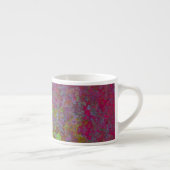 Vet, kleurrijk, platter verf, Abstract Espresso Kop (Rechts)