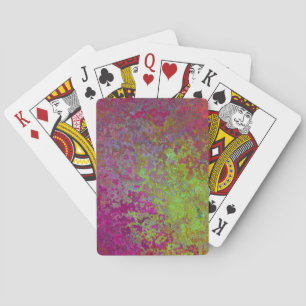 Vet, kleurrijk, platter verf, Abstract Pokerkaarten