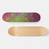 Vet, kleurrijk, platter verf, Abstract Skateboard (Horizontaal)