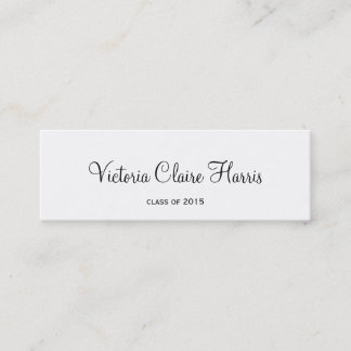 Vet krullend afstuderen invoegklasse van naamkaart contactkaartje