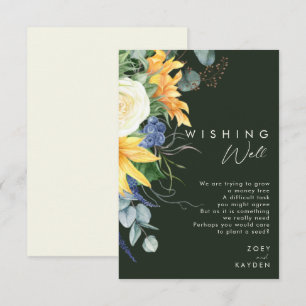 Vet land Zonnebloem   Donkere groene wending well Informatiekaartje