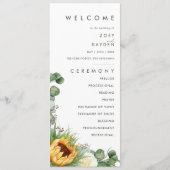 Vet land Zonnebloem | Weddenschap-programma Programma (Voorkant)
