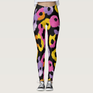 Vet Leopard Patroon Retro Glam y2k Stijlvol Leggings