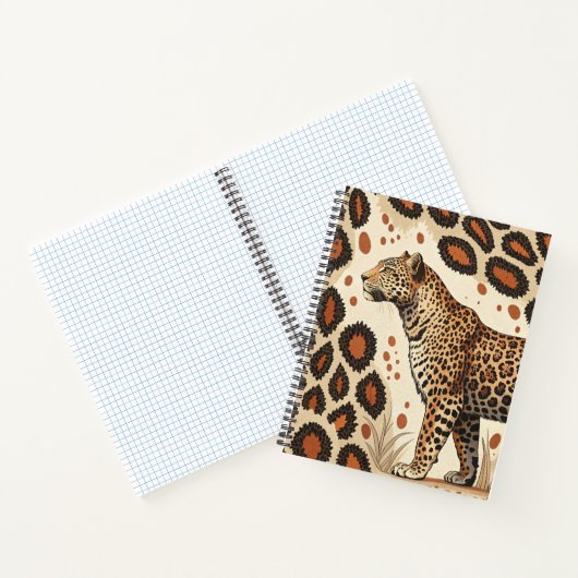Vet Leopard Print Notitieboek (Binnen)