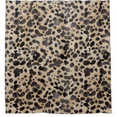 Vet Luipaard Print Douchegordijn (Voorkant)