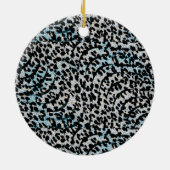 Vet Luipaard Print Ornament (Achterkant)