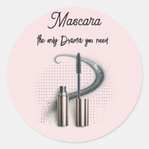 Vet Mascara Tube en Wand Sticker