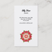 Vet Matig Koolbloem Visitekaartje (Achterkant)