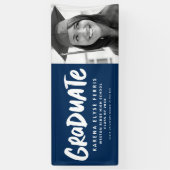 Vet modern afstuderen één afstuderen voor de fotom spandoek (Verticaal)