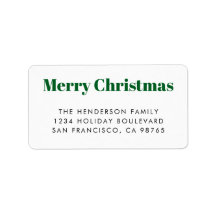 Vet Modern Eenvoudig Vrolijk Kerstfeest