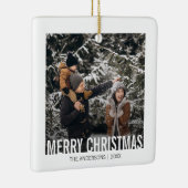 Vet, modern kerstfeestelijk Ornament (Rechts)