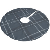 Vet modern plaid marine Kerstmis Kerstboom Rok (Gekanteld)