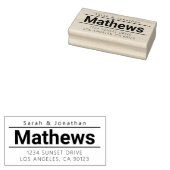 Vet modern retouradres 	rubberstempel (Gestempeld)