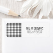 Vet modern speldedaglabel etiket (Insitu)