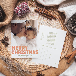 Vet Modern Vrolijk Jaar In Review Verticaal 3 Foto Feestdagenkaart