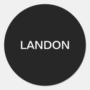 Vet Moderne bewerkbare tekst Ronde Sticker