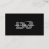 Vet Monogram  DJ Visitekaartje (Achterkant)