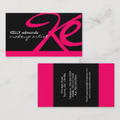 Vet Monogram Visitekaartje (Voorkant / Achterkant)