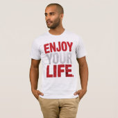 Vet Motivatie typografisch ontwerp T-shirt (Voorkant volledig)