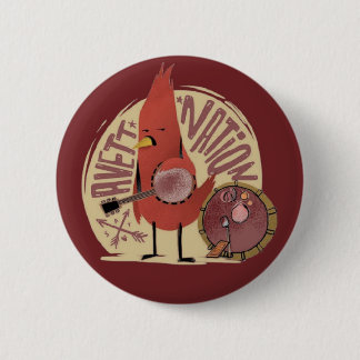Vet Nation - kardinaalknop Ronde Button 5,7 Cm