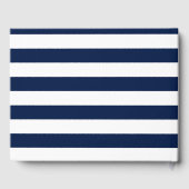 Vet nautisch thema bruiloft gastenboek (Achterkant)