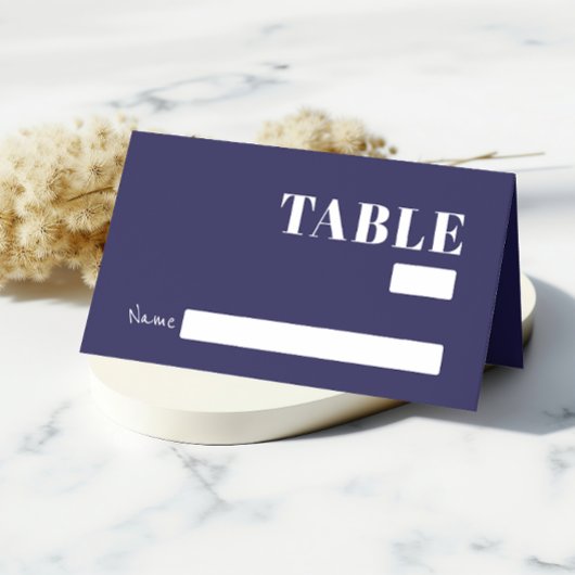 Vet Navy Blue Minimalist Wedding Guest