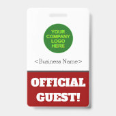 Vet "OFFICIËLE GASTE"! Badge (Back)