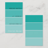 VET ONTWERP verfstaal schilder jade Visitekaartje (Voorkant / Achterkant)