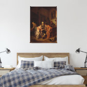 Vet oud Man Canvas Afdruk (Insitu (Slaapkamer))
