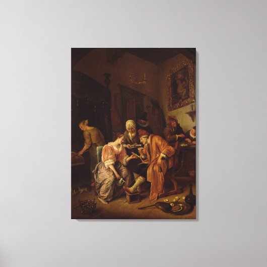Vet oud Man Canvas Afdruk (Voorkant)