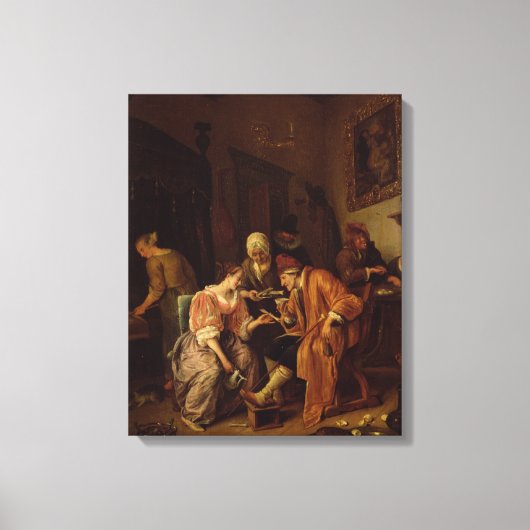 Vet oud Man Canvas Afdruk (Voorkant)
