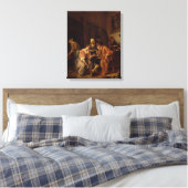 Vet oud Man Canvas Afdruk (Insitu (Slaapkamer))