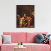 Vet oud Man Canvas Afdruk (Insitu (Woonkamer))