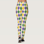 Vet Papaya Harlequin controlepatroon Leggings (Achterkant)