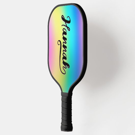 Vet Penseelscriptnaam eindigt met H Holographic Pickleball Paddle (Links)