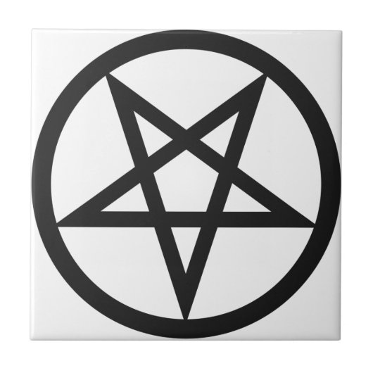 Vet Pentagram Tegeltje (Voorkant)