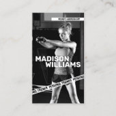 Vet Personal Trainer Foto Visitekaartje (Voorkant)