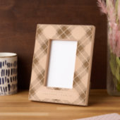 Vet plaid eenvoudige aangepaste tekst gegraveerde lijstjes (Links)