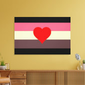 Vet Pride Vlag Canvas Afdruk (Insitu (Woonkamer))