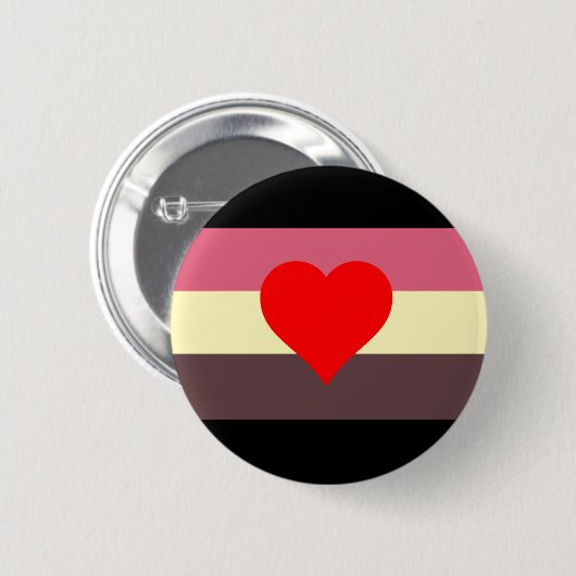 Vet Pride Vlag Ronde Button 5,7 Cm (Voorkant /achterkant)