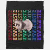 Vet regenboog Grieks standbeeld Fleece Deken (Voorkant)