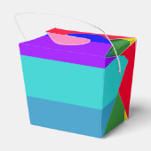 Vet regenboogstrips gunstvak bedankdoosjes (Achterkant)