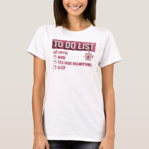 Vet Rode COFFIE WERK ECHTE MISDAAD Custom T-shirt